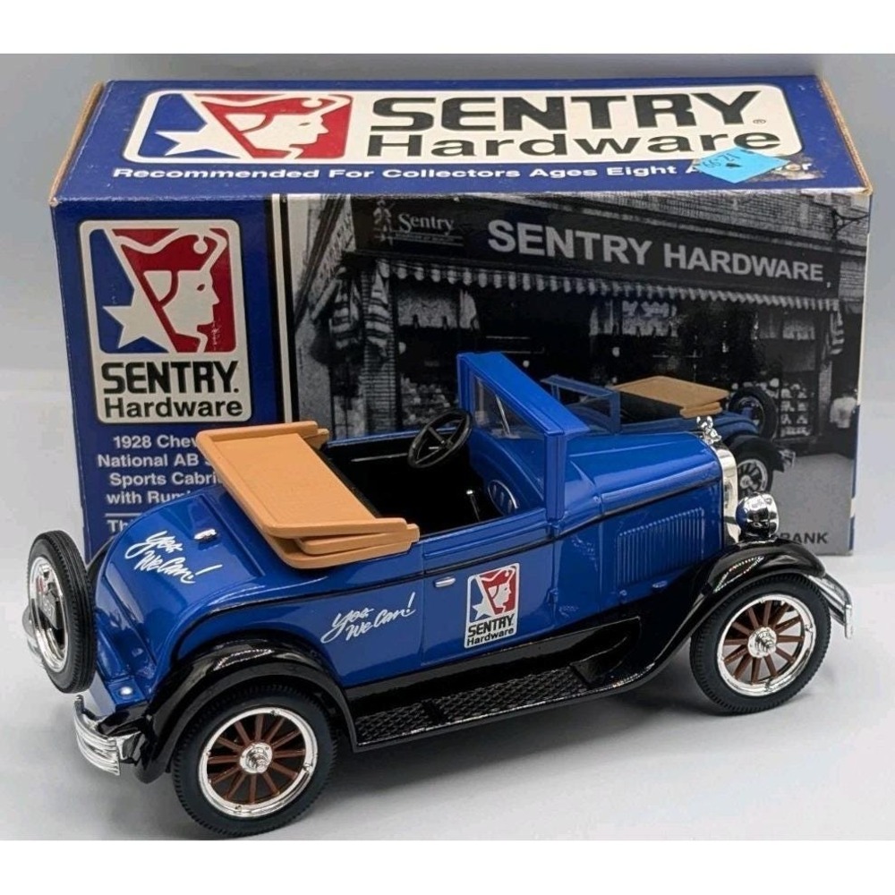 1997 Sentry 1928 Chevrolet AB Series Sports Cabriolet Vintage Vehicle Bank 1:25
